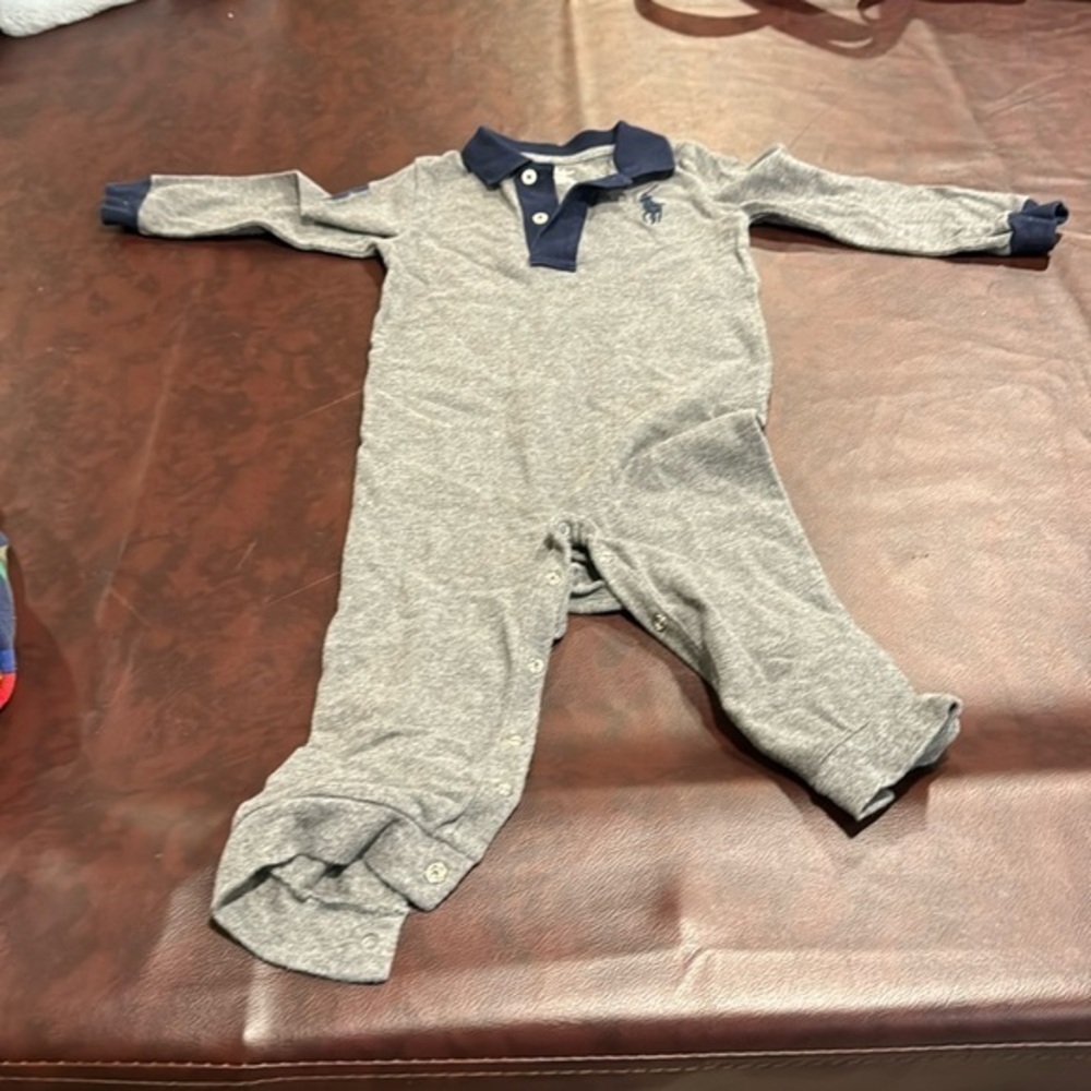 Worn 1 time polo onesie